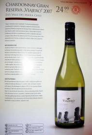 Chardonnay Gran Reserva Viajero 2007 - opis wina. Rekomendowane ...