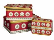 Komplet 3 pudełek świątecznych Melinera, cena 19,99 PLN za ...