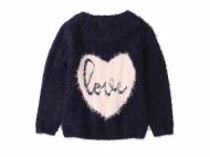 Dziewczęcy sweter , cena 29,99 zł za 1 szt. 
-  rozmiary: 86-116