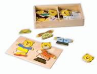 Zabawki edukacyjne z drewna , cena 21,99 PLN za 1 opak. 
- ...