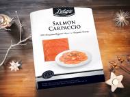 Carpaccio z łososia z parmezanem , cena 9,99 PLN za 100 g/1 opak.