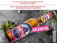 Piwo Harnaś 660 ml  , cena 2,22 PLN za 660ml/1 but., 1L=3,36 PLN.