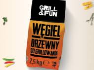 Grill&Fun Węgiel drzewny , cena 6,00 PLN za 2,5 kg/1 opak, ...