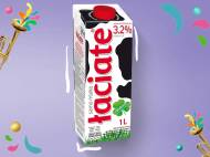 Łaciate Mleko UHT 3,2% tł. , cena 1,00 PLN za 1 l/1 opak.