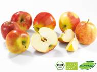 Bio-jabłka , cena 4,39 PLN za 600 g/1 opak., 1kg=7,32 PLN. ...