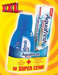 Aquafresh płyn do jamy ustnej , cena 9,99 PLN za zestaw 
- ...