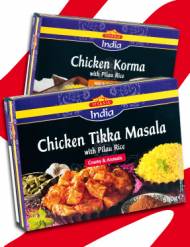 Danie indyjskie kurczak z ryżem Pilau , cena 9,99 PLN za 550 ...