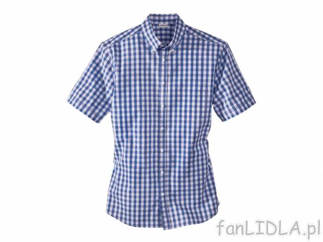 Bawełniana koszula Livergy, cena 35,00 PLN za 1 szt. 
- 100% bawełna 
- 4 wzory ...