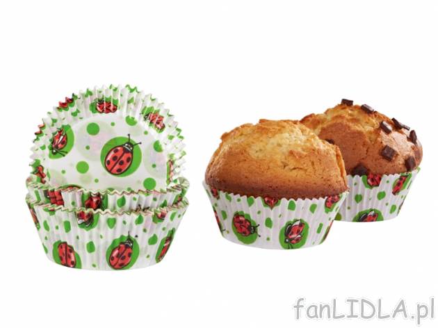 Papierowe podkładki pod tort lub foremki do pieczenia muffinek Ernesto, cena 3,99 ...