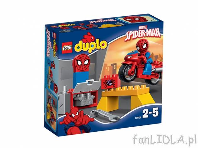 Klocki LEGO: 10607 , cena 59,90 PLN za 1 opak. 
- 10607 Motocyklowy warsztat Spider-Mana ...