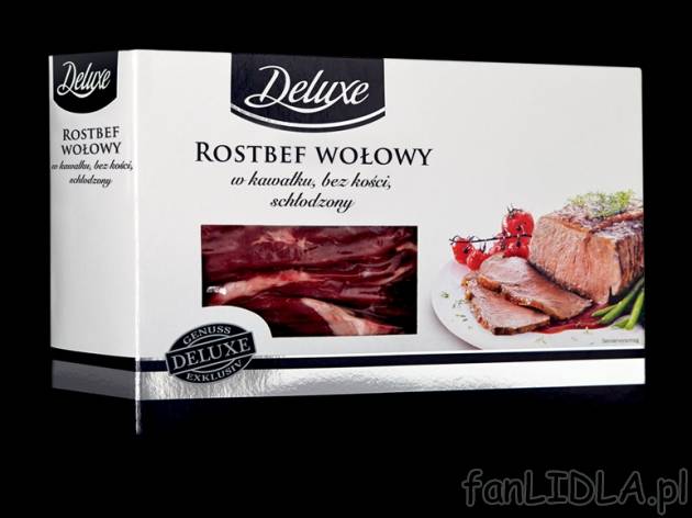 Rostbef z wołowiny brazylijskiej , cena 44,00 PLN za 1 kg 
- Mięso rostbefu jest ...