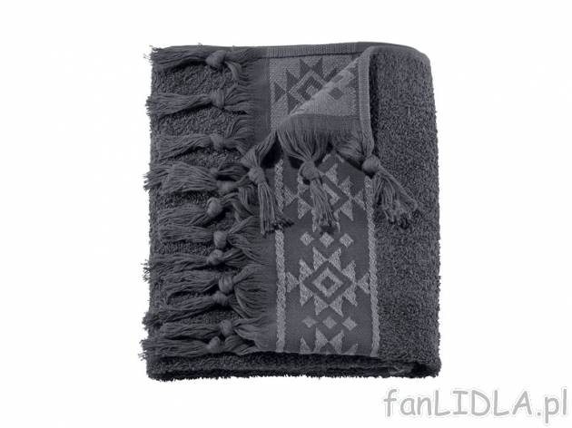 Ręczniki z frędzlami Miomare, cena 22,99 PLN za 1 opak./ 1 szt. 
- do wyboru zestaw ...