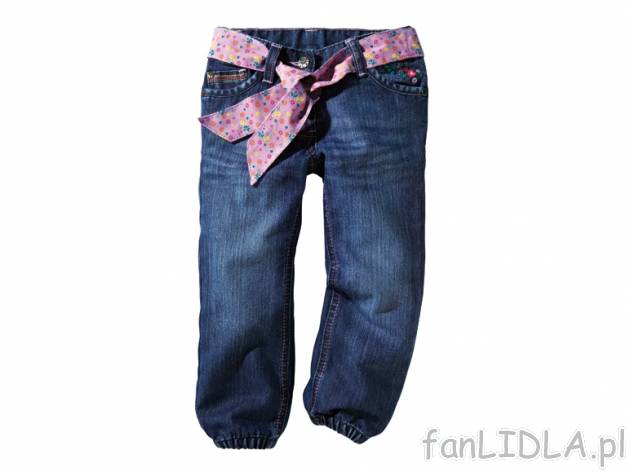 Jeansy lub spodnie cargo Lupilu, cena 27,99 PLN za 1 para 
- 6 wzorów jeansów
pas ...