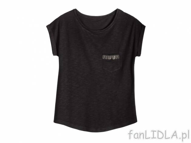 T-shirt Esmara, cena 14,99 PLN za 1 szt. 
- swobodny kr&oacute;j 
- rozmiary: ...