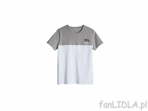 T-shirt Livergy, cena 17,99 PLN za 1 szt. 
- rozmiary: S-XXL (nie wszystkie wzory ...