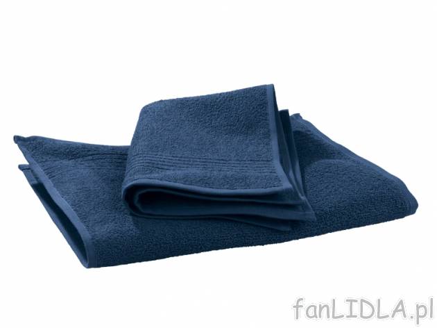 Ręcznik frotte 30 x 50 cm, 2 szt. Miomare, cena 9,99 PLN za 1 opak. 
- z czystej ...