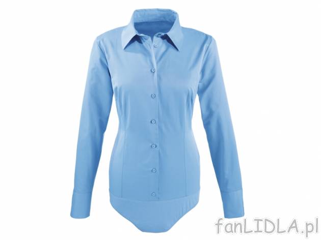 Koszula body Esmara, cena 44,99 PLN za 1 szt. 
- materiał: 64% bawełna, 36% poliester
- ...