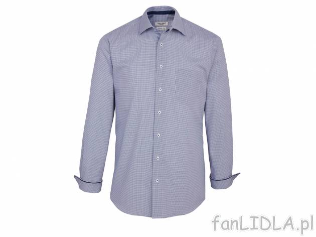 Koszula męska Regular Fit , cena 49,99 PLN 
- 4 wzory
- rozmiary: 39-45 (nie ...