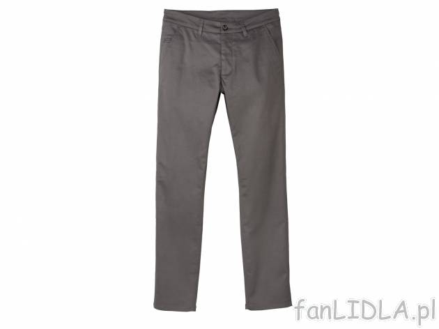Spodnie twillowe , cena 44,99 PLN 
- 5 wzorów
- 98% bawełna, 2% elastan lub ...