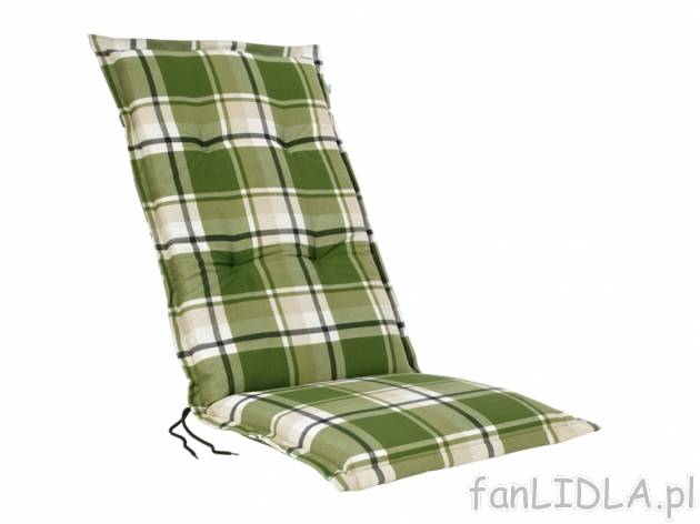 Poduszka na krzesło z wysokim oparciem Florabest, cena 44,99 PLN za 1 szt. 
- optymalne ...