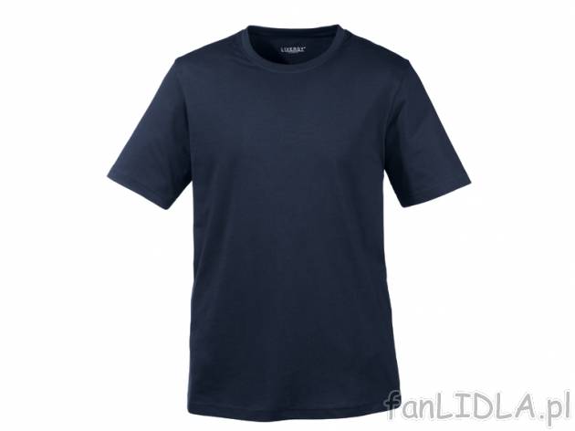 T-shirty, 3 szt. Livergy, cena 34,99 PLN za 1 opak. 
- materiał: 100% bawełna
- ...