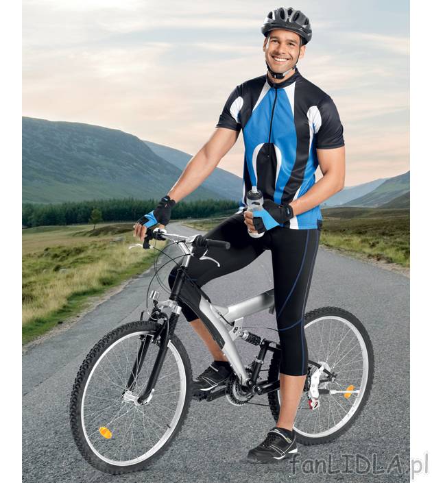 Męskie spodnie rowerowe cena 42,99PLN
- antybakteryjne wyściełanie COOLMAX Silver&#174; ...