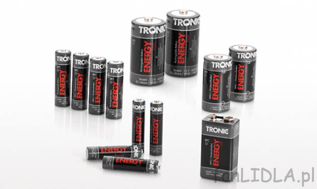 Akumulatorki Ni-Mh Tronic w cenie 14,99PLN - do wyboru:
- 4 szt. AA 2500 mAh, 1,2 ...