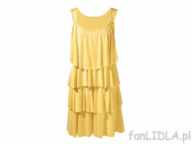 Sukienka Esmara, cena 29,99 PLN za 1 szt. 
- z wiskozy 
- rozmiary: XS- L (nie wszystkie ...
