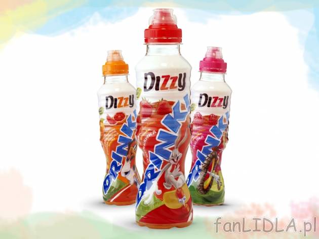 Napój Dizzy Drink , cena 0,99 PLN za 400 ml, 1L=2,48 PLN. 
- Oferta ważna od ...