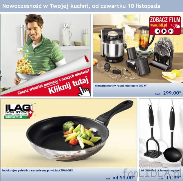 Gazetka - oferta do kuchni. Nowoczesność w Twojej kuchni od czwartku 10 listopada 2011