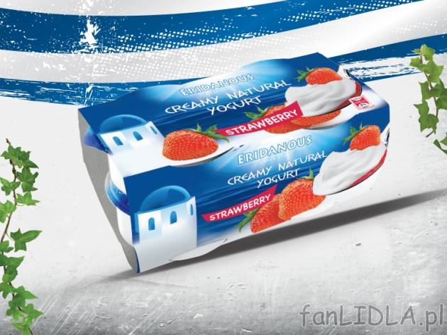 Jogurt grecki , cena 4,99 PLN za 4x125g, 1kg=9,98 PLN. 
- Pyszny, kremowy jogurt ...