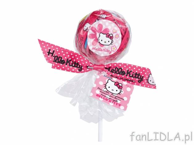 Gumki do włosów , cena 13,99 PLN za 1 opak. 
- Hello Kitty 
- 33 gumki w różnych ...