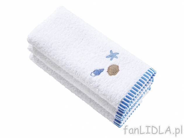 Ręczniki 3 szt. 30 x 50 cm- HIT cenowy Miomare, cena 14,00 PLN za 1 opak. 
- z ...