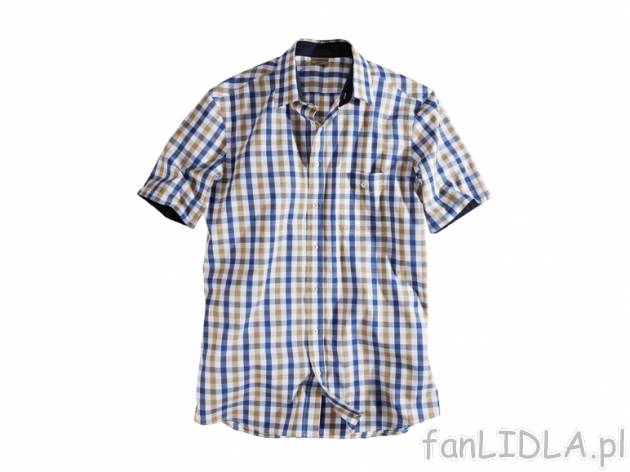 Koszula z krótkim rękawem Livergy, cena 34,99 PLN za 1 szt. 
- 2 wzory 
- rozmiary: ...