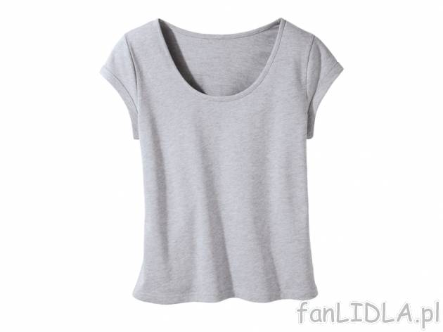 Koszulka z tkaniny sweat Esmara, cena 22,99 PLN za 1 szt. 
- wygodna dzięki dużej ...