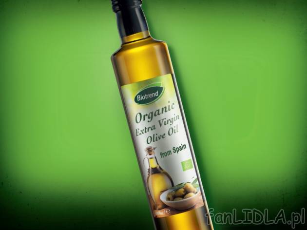 BIO Hiszpańska oliwa z oliwek , cena 10,99 PLN za 500 ml, 1L=21,98 PLN. 
- Najwyższej ...