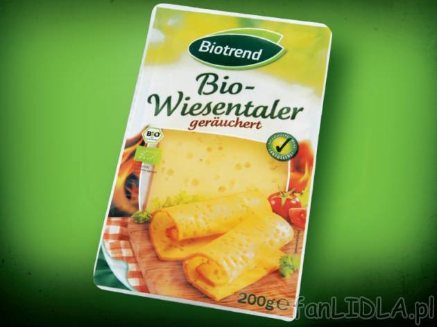 Bio-ser Wiesentaler , cena 5,59 PLN za 200 g, 100g=2,80 PLN. 
- Wyprodukowany w ...