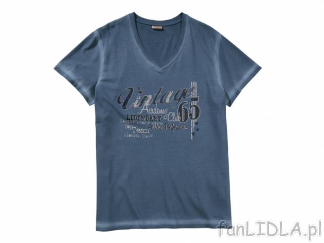 T-shirt Livergy, cena 19,99 PLN za 1 szt. 
- 3 wzory 
- w stylu vintage (modne ...