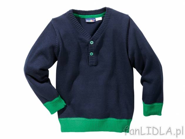Sweter dziewczęcy lub chłopięcy Lupilu, cena 22,00 PLN za 1 szt. 
- rozmiary: ...