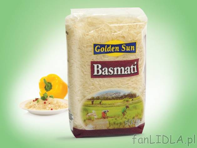Ryz Basmati , cena 3,19 PLN za 500 g, 1kg=6,38 PLN. 
- Długoziarnisty o charakterystycznym, ...