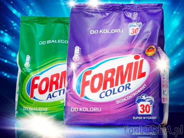 Proszek do prania marki Formil, w cenie 13,99 zł za 2,1 kg/1 opakowanie. Dostępne ...
