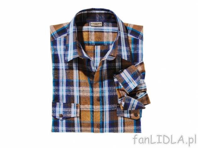 Koszula Livergy, cena 34,99 PLN za 1 szt. 
- 100% bawełna 
- rozmiary: S-XL 
- ...