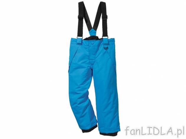 Spodnie narciarskie Lupilu, cena 45,00 PLN za 1 para 
- materiał nieprzepuszczający ...
