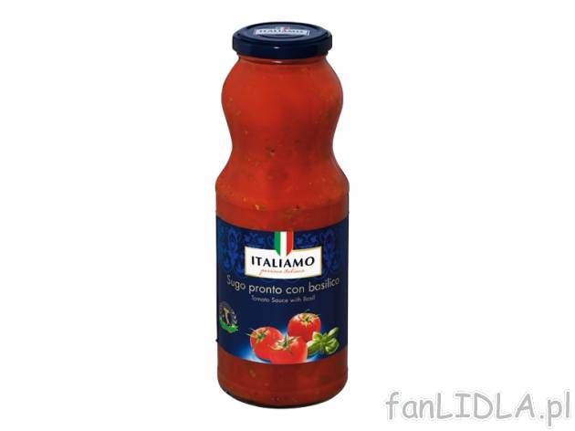 Sos pomidorowy lub pomidory - HIT CENOWY , cena 3,99 PLN za 720 ml, 1L=5,54 PLN. ...