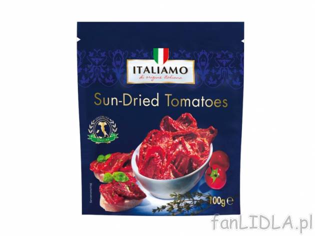 Suszone pomidory , cena 7,99 PLN za 100 g/1 opak. 
- Wyśmienite i aromatyczne pomidory, ...