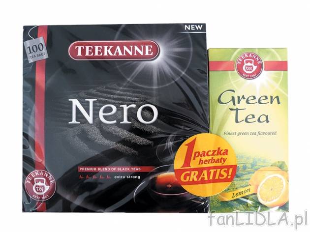 Teekanne Herbata czarna , cena 7,99 PLN za zestaw 
- W prezencie dołączona zielona ...