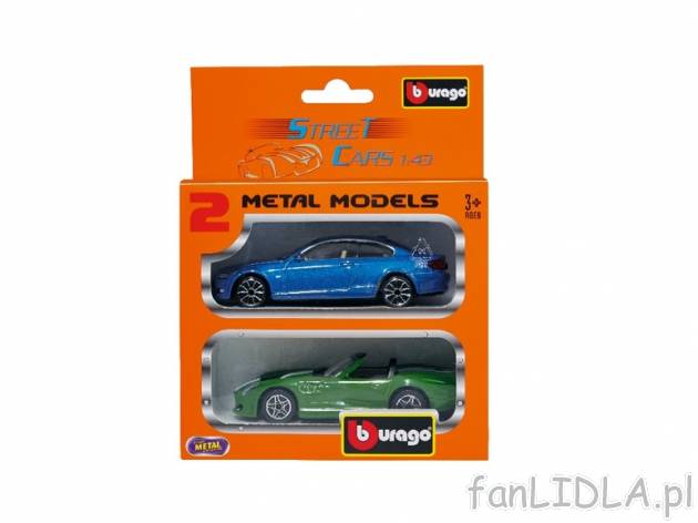 Modele samochodów , cena 19,99 PLN za 1 opak. 
- skala 1:43 
- z metalu 
- zestaw ...