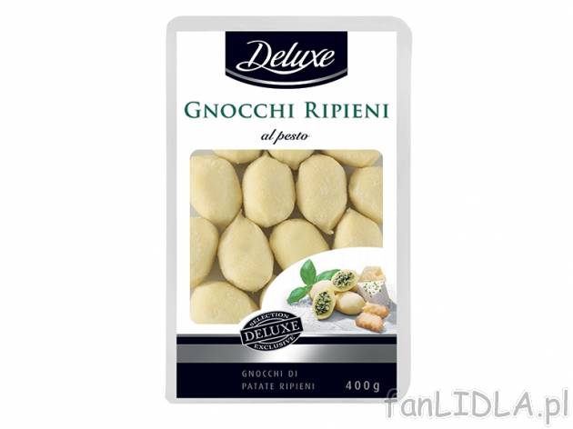 Gnocchi , cena 4,99 PLN za 400 g/1 opak., 1 kg=12,49 PLN. 
Pyszne, oryginalne włoskie ...