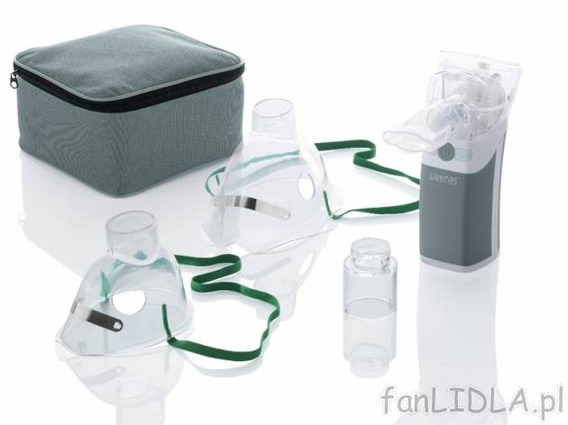 Inhalator Sanitas, cena 149,00 PLN za 1 opak. 
- do efektywnej terapii dróg oddechowych ...