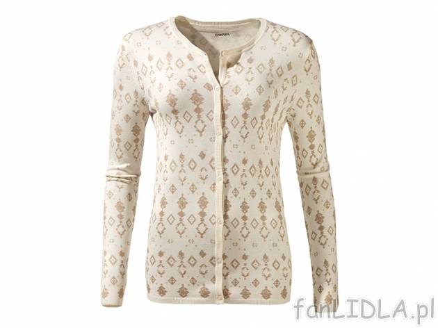 Sweter Esmara, cena 32,99 PLN za 1 szt. 
- z modnym wzorem 
- rozmiary: S-XL (nie ...
